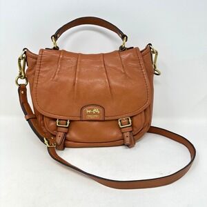 Coach 1941 Madison Annabelle Leather Crossbody Bag Brown 21223